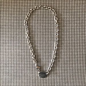 Return To Tiffany sterling silver tag choker